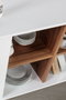 Hanah Home Sina 4618 Consola Blanco y Nogal